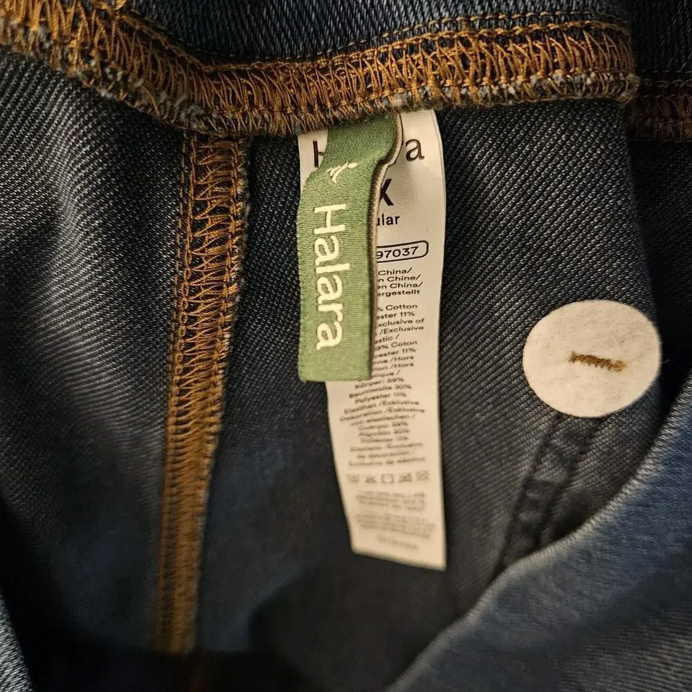 Halara Flex High Waisted Crossover Pockets Casual Jeans 2XL - Picture 5 of 6